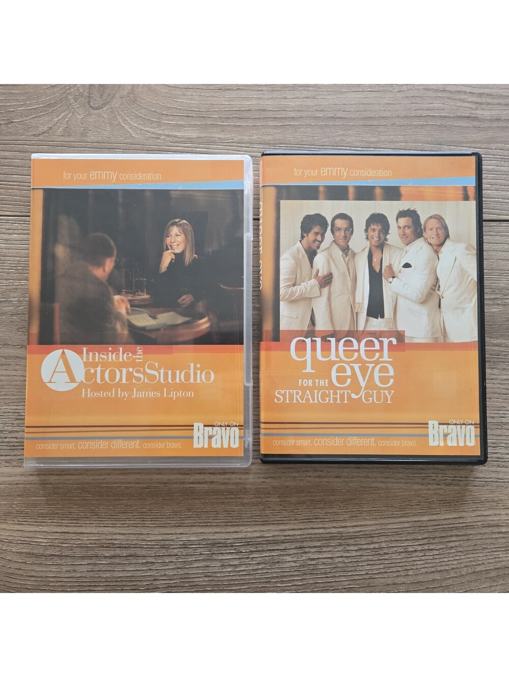 Bravo FYC PROMO DVD LOT: Barbra Streisand Actors Studio + Queer Eye Emmy RARE